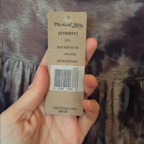 Michael Stars Tie Dye Long Sleeve - Never worn! - Picture 5 of 7
